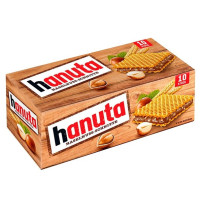 Вафлі Hanuta Haselnuss-Schnitte 10 штук Ferrero 220 г 