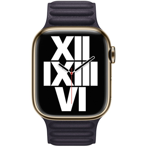 Ремінець Apple Watch 41mm Ink Leather Link – M/L