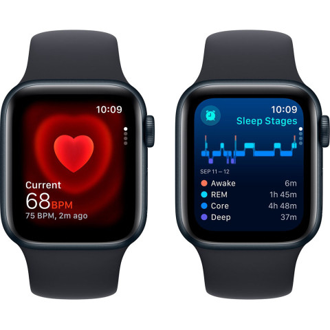 Смартгодинник Apple Watch SE GPS 40mm Midnight Aluminium Case with Midnight Sport Band – S/M