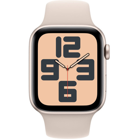 Смартгодинник Apple Watch SE GPS 44mm Starlight Aluminium Case with Starlight Sport Band – S/M