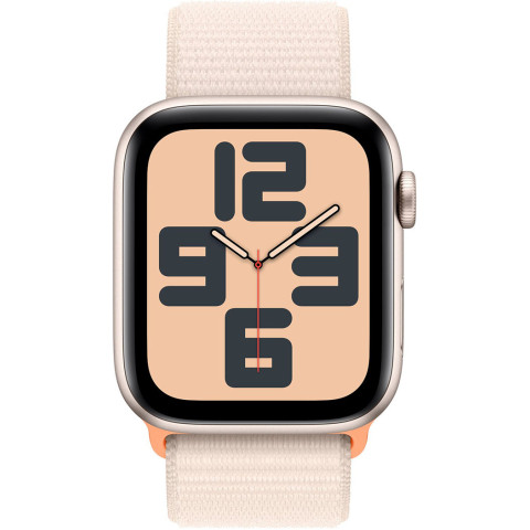 Смартгодинник Apple Watch SE GPS 44mm Starlight Aluminium Case with Starlight Sport Loop