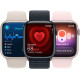 Смартгодинник Apple Watch Series 9 GPS 41mm Silver Aluminium Case with Storm Blue Sport Band – S/M
