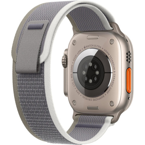 Смартгодинник Apple Watch Ultra 2 GPS + Cellular, 49mm Titanium Case with Green/Grey Trail Loop – S/M