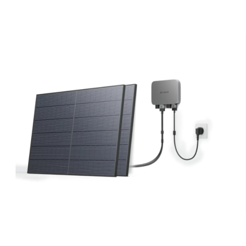 Комплект EcoFlow PowerStream - мікроінвертор 800W та сонячні панелі 2х400