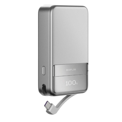 Повербанк EcoFLow RAPID Magnetic Power Bank 10000 Silver