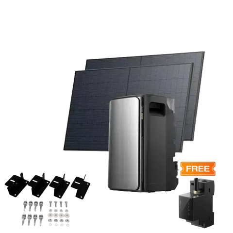 Комплект EcoFlow STREAM ULTRA/Solar Panel 2*400/Cистема кріплень EcoFlow Rigid Solar Panel Mounting Feet/Розумний лічильник Smart Meter