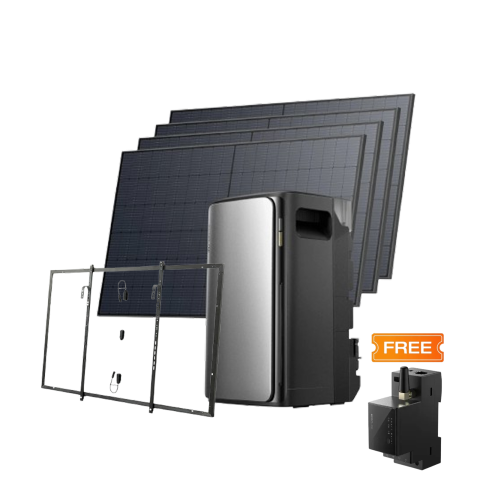 Комплект EcoFlow STREAM ULTRA/Solar Panel 4*400 з кріпленнями Balcony Hook Kit/Розумний лічильник Smart Meter