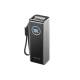 Павербанк EcoFlow RAPID Power Bank з кабелями 25000mAh сріблястий