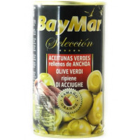 Оливки BayMar фаршировані Анчоусом 300г з/б