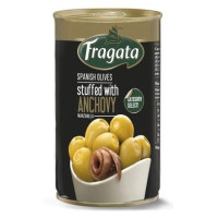 Оливки зелені з анчоусом Fragata 300g з/б