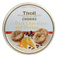 Печиво Tivoli Апельсин та чорний шоколад з/б 150 г