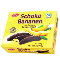 Цукерки Sir Charles Schoko Bananen у шоколаді 150 г