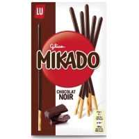 Соломка Glico Mikado в чорному шоколаді 75 г