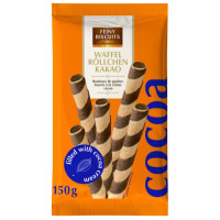 Вафельні трубочки Feiny Biscuits шоколад 150г
