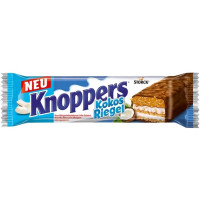 Вафельний шоколадно-кокосовий батончик Knoppers 40g