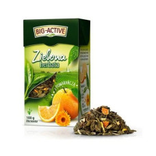 Чай Big Active Zielona herbata апельсин 100г
