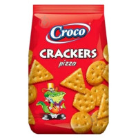 Крекер солоний Croco зі смаком піци 100г